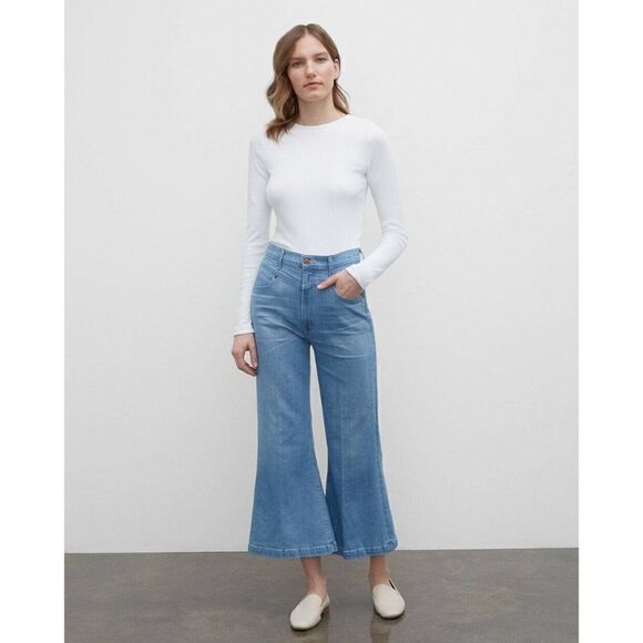 NWT CITIZENS OF HUMANITY Sz 27 CASSIE FRONT YOKE BELL FLARE JEANS IN ALL YOURS - Picture 1 of 4